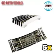 Vespa px/star/stella/lml horn casting grill steering chrome pack of 5 pcs
