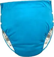 Generic Adult Cloth Diaper Washable Nappy Cover Adjustable Buckle Side for Old Man Reusable Sturdy Incontinence Pants Leakproof, blue