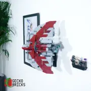 Wall mount for LEGO 75362 T6 T-6 Jedi Shuttle Ahsoka Tano's Gecko Bricks