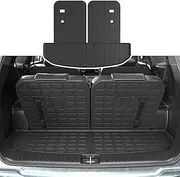 xipoqix Cargo Mat Compatible with 2021-2025 Kia Sorento Cargo Liner Trunk Mat Backrest Trunk Liner Replacement for 2021-2025 Kia Sorento Accessories