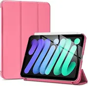 ProCase Smart Case for iPad Mini 6 8.3 Inch 2021 iPad Mini 6th Generation Case, Hard Back Cover Cases for 2021 iPad Mini 8.3" 6th Gen A2567 A2568 A2569 -Melonpink