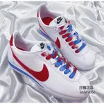 日韓代購 NIKE CORTEZ BASIC 皮革 白底紅勾 白藍紅 904764-103