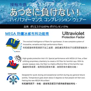 MEGA COOUV 防曬涼感滑衣 素色 重機 透氣 涼感 UPF50+ 抗UV｜安信商城