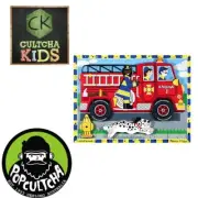 Melissa and Doug - Fire Truck Chunky Puzzle "New"