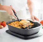 NEW Tupperware Ultra Pro Large Rectangle with Lid for Lasagne or Roasts 3.3L