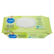 Curash Babycare Aloe Vera & Chamomile Baby Wipes 80 Pack