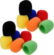 FELTECHELECTR 12pcs Microphone Sponge Covers Handheld Windscreen Protectors for Noise Reduction Compatible with Microphones