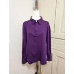 日本製DAKS 葡萄紫羊毛上衣