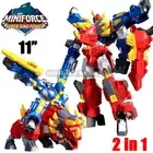 Toys MiniForce Super Dino Power FORCE TRIG Triceratops Rider Robot Knight Figure
