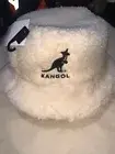 KANGOL Fur Bucket Hat, Men/Women, Cream Color M/L But fits Like a S/M, Very Nice