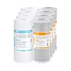 8 Pack 5 Micron 10"x4.5" Sediment CTO Carbon Block for Big Blue Water Filter Set
