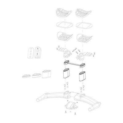 Zipp Vuka Aero C1 High Stack Kit, Includes 10mm Riser Bridge, 50mm Risers, and