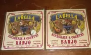 La Bella Banjo 5-String Stainless Steel 730M Bluegrass and Country NEW!