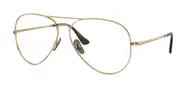Ray-Ban RX8789 Aviator Titanium 1247 Men's Glasses Brown Size 58 - Private Health Rebate - Blue Light Block Available