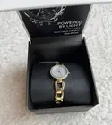 Citizen Crystal Stainless Steel Ladies Eco-Drive Watch EM1032-58A Gold Plated