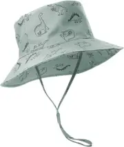 Baby Sun Hat Cotton, Toddler UPF 50+ Sun Protection Beach Bucket Hat Kids Boys G