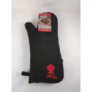 Weber BBQ Grill Mitt Oven Potholder Black New