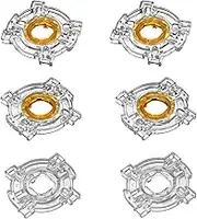 Ruimou 6Pcs Octagonal/Round/Square 8 Ways Restrictor Gate Arcade Compatible with Sanwa GT-Y JLF Joystick Fight Stick