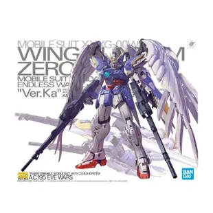 【BANDAI 萬代】MG 1/100 ZERO EW Ver.Ka 飛翼零式鋼彈 天使鋼彈(萬代模型 模型玩具 組裝模型 鋼彈模型)