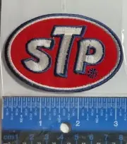 STP Patch Racing Auto Embroidered Iron On or Sew High Quality Red BLue White