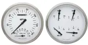 classic instruments 1947-1953 gauge chevy truck white hot series ch47wh62
