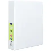 J.Burrows Recycled Insert Binder A4 3 D-Ring 38mm White