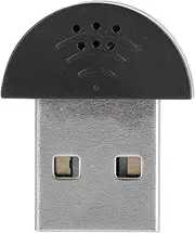 Dioche Mini Microphone Usb Vocal Micro Pc Notebook Raspberry Pi Jack Connection Portable Usb Mini Studio Speech Microphone Audio And Video Accessories (Black)