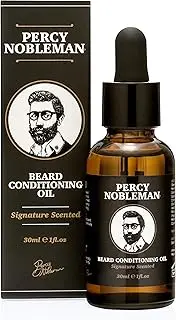 Beard Oil by Percy Nobleman, 99% Beard Conditioning Oil With a Mixture of Quality Ingredients that Softens and Conditions your Facial Hair. (30ml)
