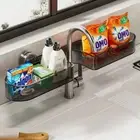 Non-punching Washstand Storage Shelf Wall Mounted Storage Holder Sink