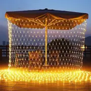 LED Fairy String Net Mesh Curtain Light Xmas