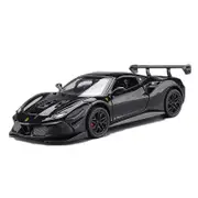 Catzon 1:32 488 Alloy Car Model with Pull-Back Functionality and Sound Light Effects-Blue