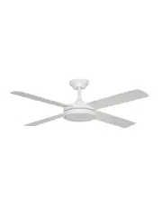 Summit 137cm DC Fan with LED Light in White