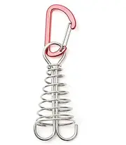 Deck Anchor Pegs Strong Fixation Retractable Spring Aluminium Alloy Wind Rope Anchor Outdoor Stakes Camping Tools