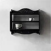 Wall Shelf 2 Tier Floating Wall Shelves Hanging Storage Cabinet Display Shelf, Decoration for Living Room, Kitchen, Hallway, Bedroom, Bathroom Shelves Floating