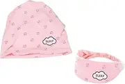 [WOFASHPURET] 2 Pcs Silk Bonnet Sleep Cap Maternity Hat Postpartum Supplies Wide Brim Hat Hair Bonnet for Sleeping Pink