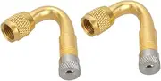ULTECHNOVO Degree Tire Valve Extension Nozzle Pcs Valve Stem Extenders for Car Motorcycle Easy Install Construction