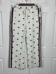 Maeve Anthropologie Pants Women’s M Bumble Bee Classic Track Pants Wide Leg NEW