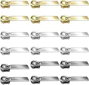 TEAONE #5 Zipper Puller Sliders, 18 PCS Zipper Pulls Replacement for Clothes, Wallets, Shoes, Luggage, Sewing Projects (3 Colors)