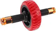 Ab Wheel Abdominal Wheel Exercise Roller for Abs Abdomen Training Roller Ab Roller Machine Core Strength Abdominal Muscle Training Rollers Ab Roller Wheel Home Gym Alloy Steel Red