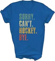 [SDVN] Sorry Can't Hockey Bye Vintage Hockey Player Field Ice Hockey Player Fans Unisex Shirt Gift
