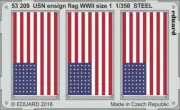 eduard 53209 1/350 WWII USN Ensign Flags Size 1 Steel (Painted)