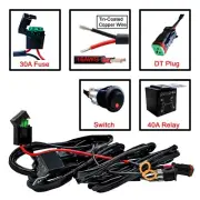 Premium Deutsch DT Plug Wire Harness Kit LED Accessory Light lightbar pod marine