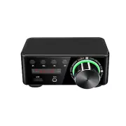 DC 9V-24V 80W+80W Bluetooth 5.0 Class D Stereo HiFi Mini Audio Amplifier