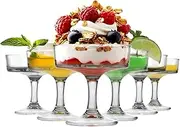 6 Pcs Martini Coupe Glasses Set,190ml/6.4 oz Classic Cocktail Glassware for Espresso Martini, Champagne, Cosmopolitan, Manhattan