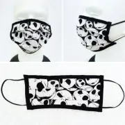 Filtered Jack Skeleton Face Mask Adult Child Girl Boy Reusable Washable Cotton