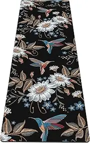 nuveti Yoga Mat Print Extra Thick TPE Non Slip Fitness Exercise Mat with Carrying Bag,72"x24" Extra Thick 6MM Exercise & Workout Mat for Yoga, Pilates Fitness and Floor Exercises