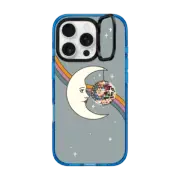 iPhone 16 Pro Impact Ring Stand Case MagSafe Compatible Disco Moon