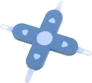 Milisten Gentle Care Tool Cross Shaped Nose and Ear Wax Remover Safe Newborn Cleaning Spoons Durable PP Pet Materials Hygiene for Boys