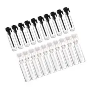 100 Glass Perfume Sampler Travel Bottles Small Cologne Samples