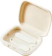 Mouth Guard Holder,Slim Odorless Aligner Case with Lid Hinge - Portable Retainer Box Mouthguard Case Braces Removal Tool for Night Guard & Retainers Travel